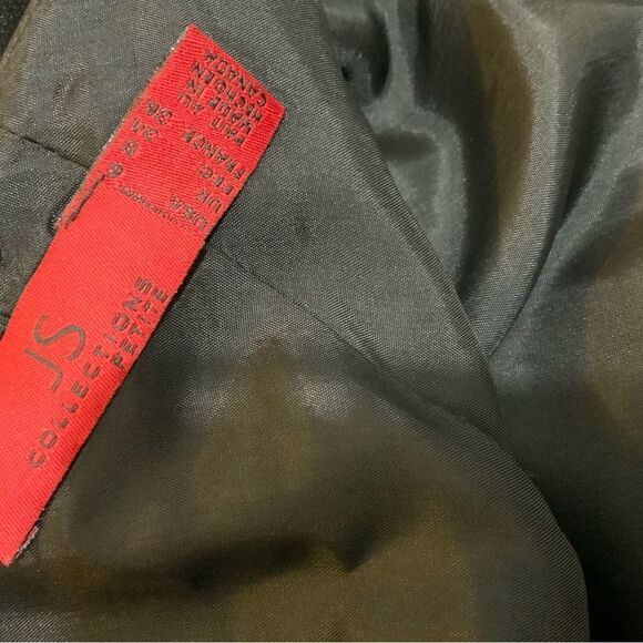 JS Collections Women's Formal Skirt black Size 6 waist: 15” - Picture 10 of 10